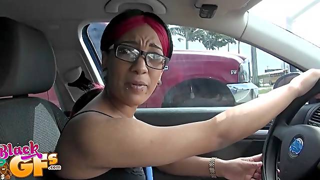 Playing with a hard shaft is what makes Kassie Santana happy